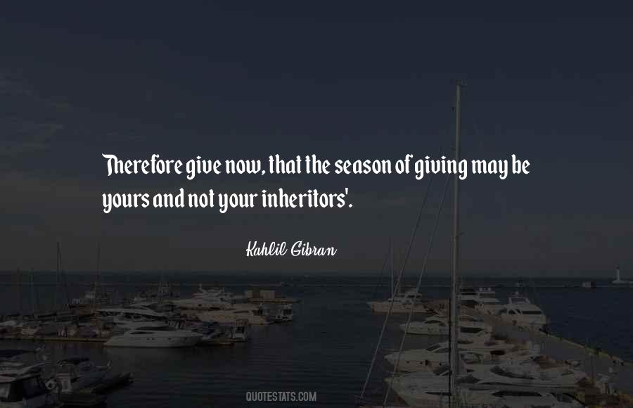 Quotes About Season Of Giving #831130