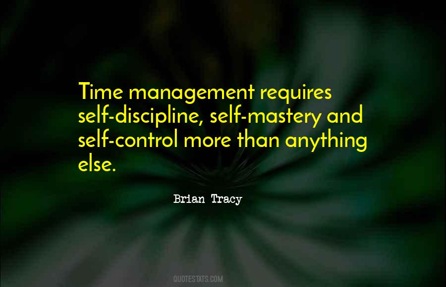 Quotes About Self Management #639536