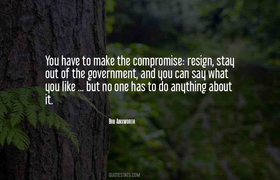 No Compromise Quotes #294496