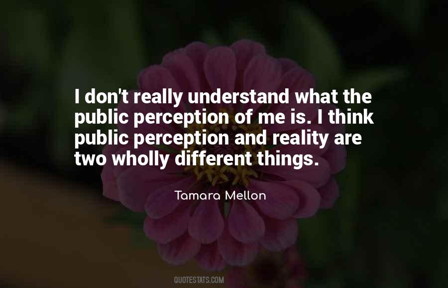 Quotes About Public Perception #148665