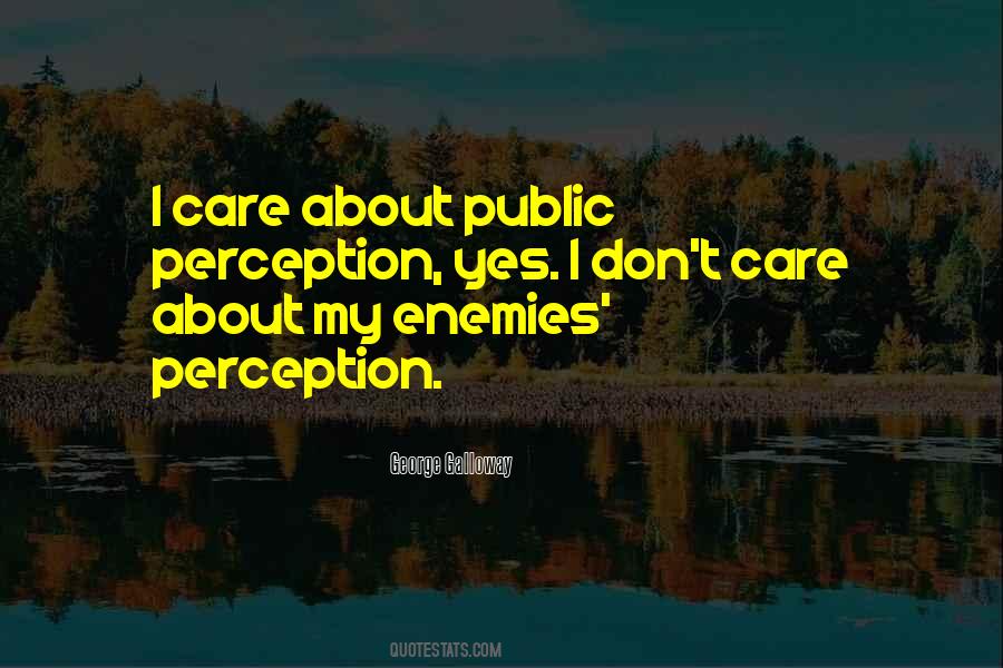 Quotes About Public Perception #633604