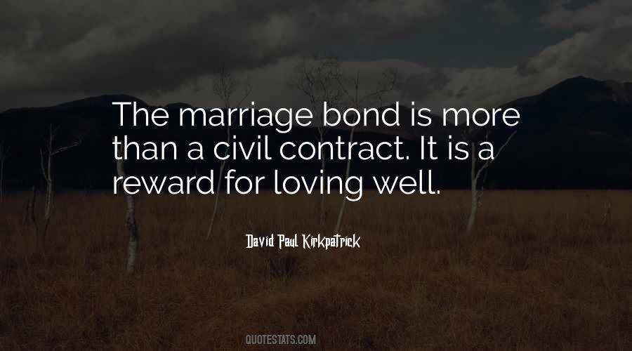 Quotes About Marriage Contract #476811
