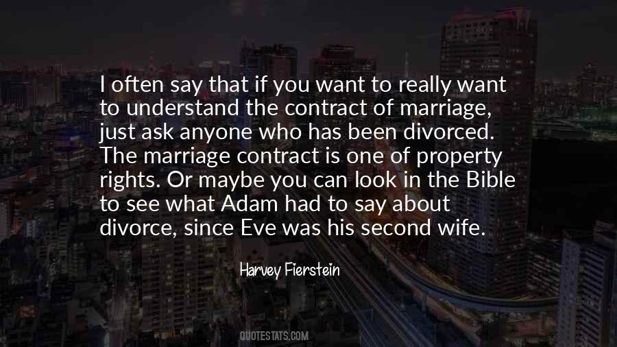 Quotes About Marriage Contract #627551