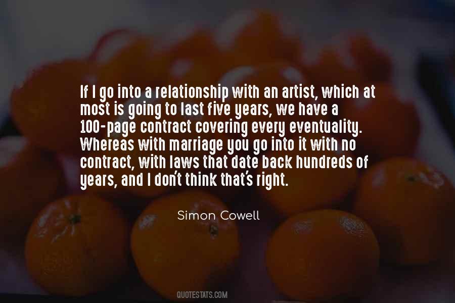 Quotes About Marriage Contract #974297