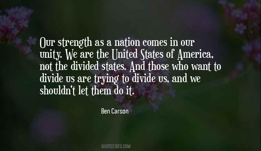Strength In Unity Quotes #1100080