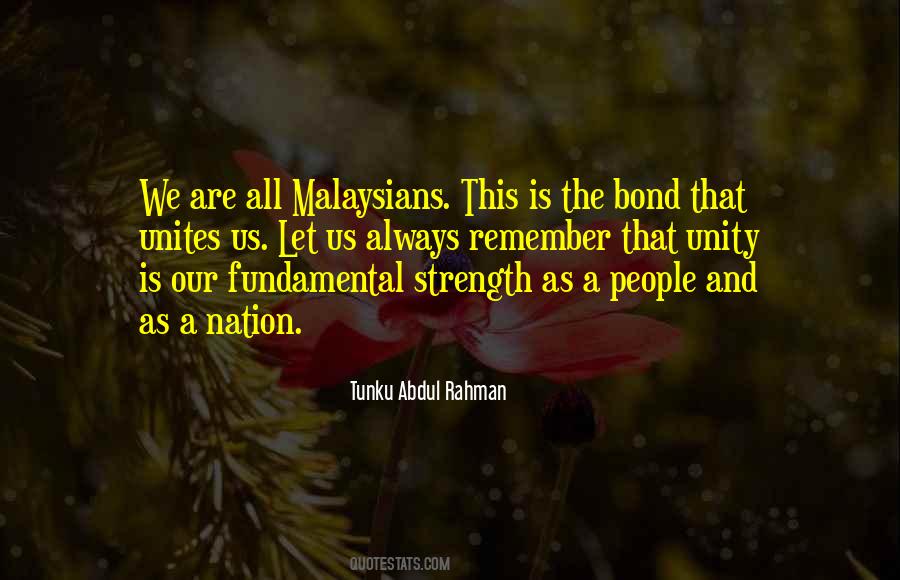 Strength In Unity Quotes #1201331
