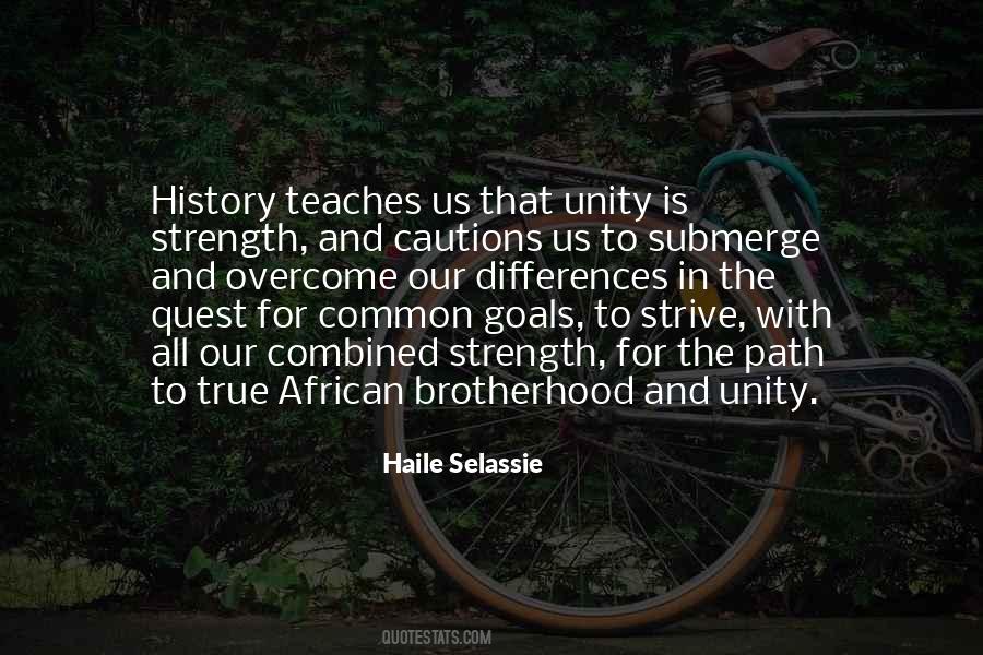 Strength In Unity Quotes #1702676