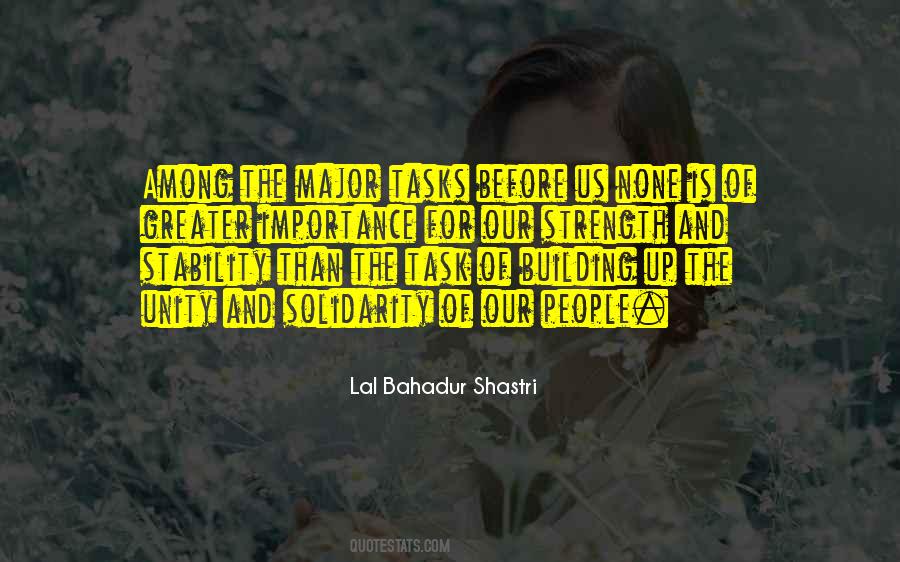 Strength In Unity Quotes #991487