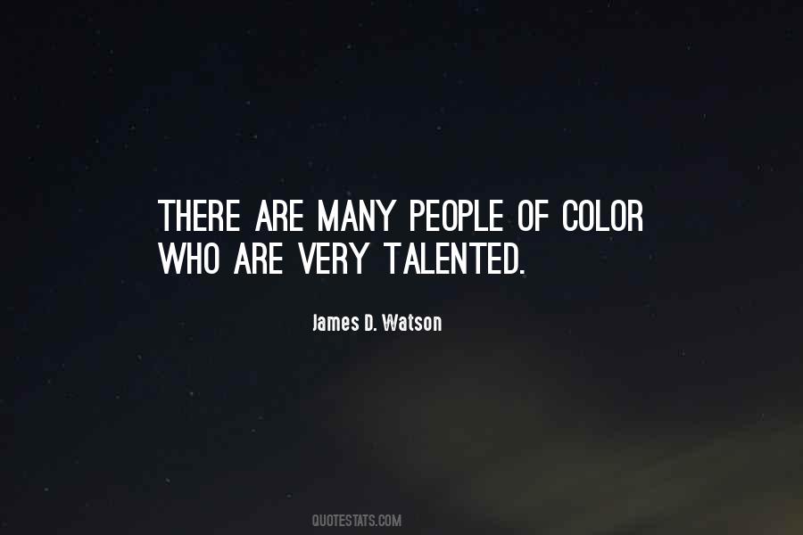 People Of Color Quotes #1568824