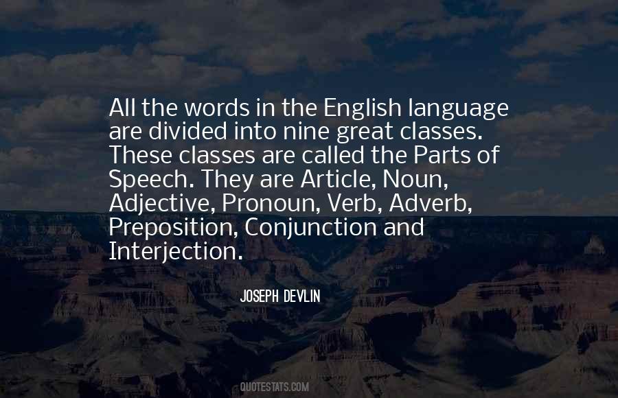 Quotes About English Class #127170