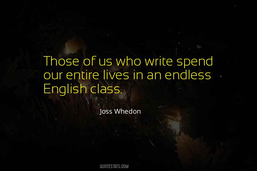 Quotes About English Class #1876841