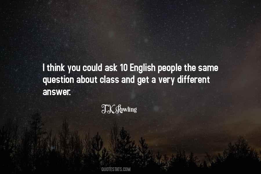 Quotes About English Class #192434