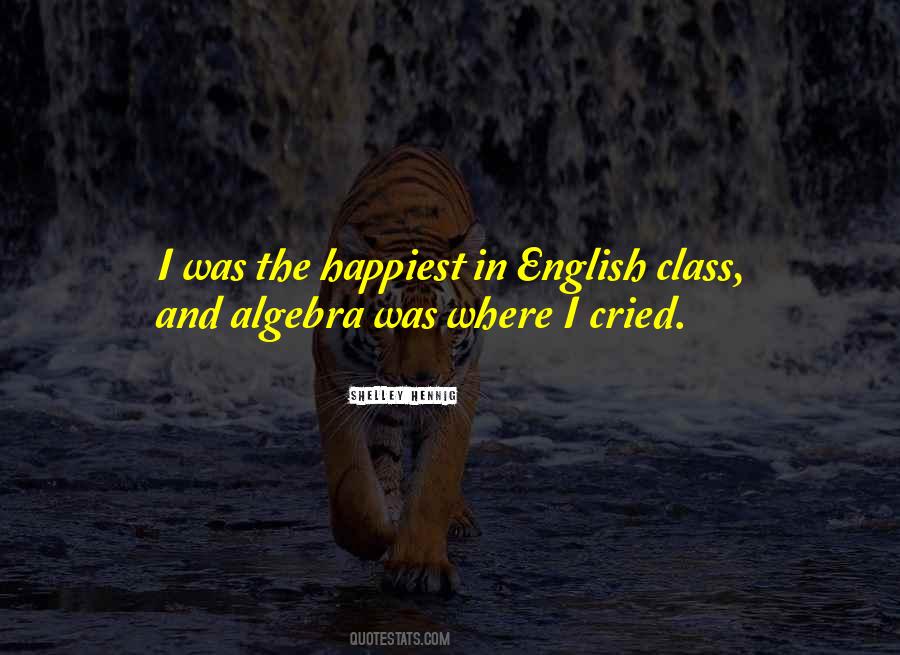 Quotes About English Class #233403