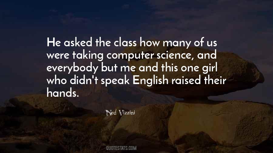 Quotes About English Class #886018