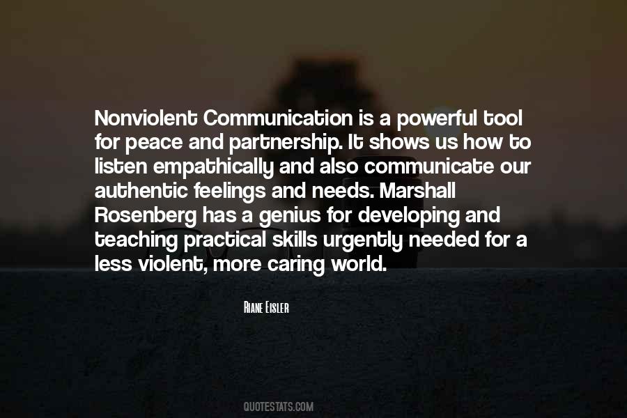 Quotes About Nonviolent Communication #1454495