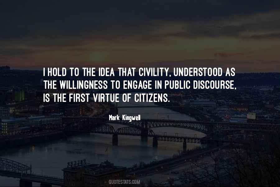 Quotes About Public Discourse #1039280