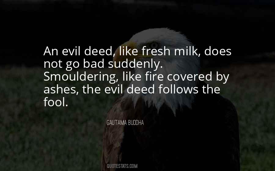 Bad Deed Quotes #1825000
