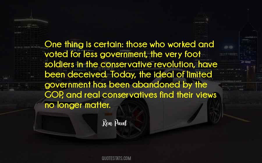 Quotes About Limited Government #1465580