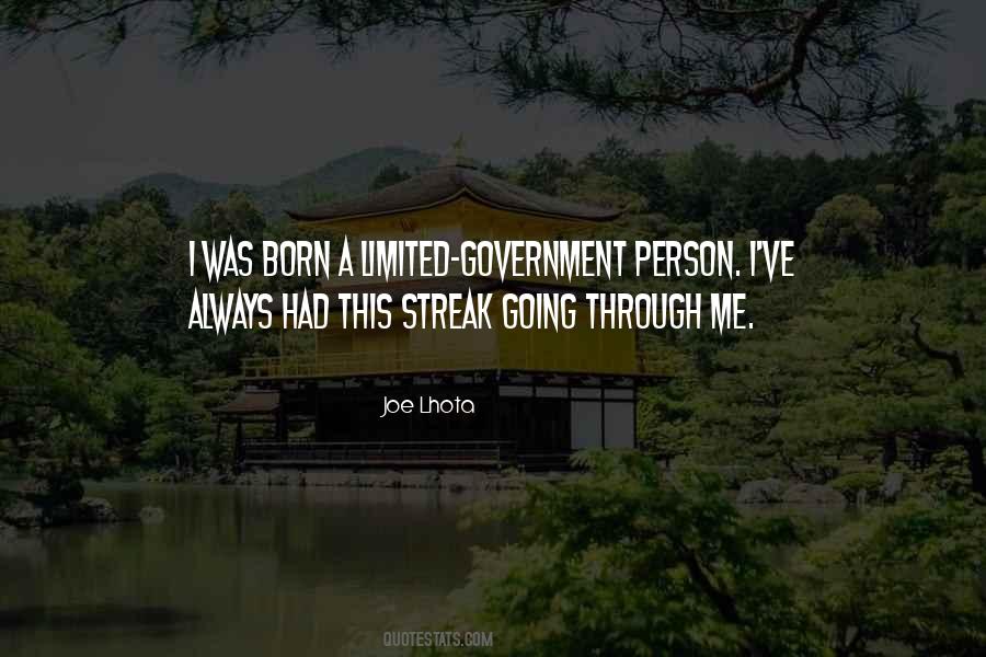 Quotes About Limited Government #156347