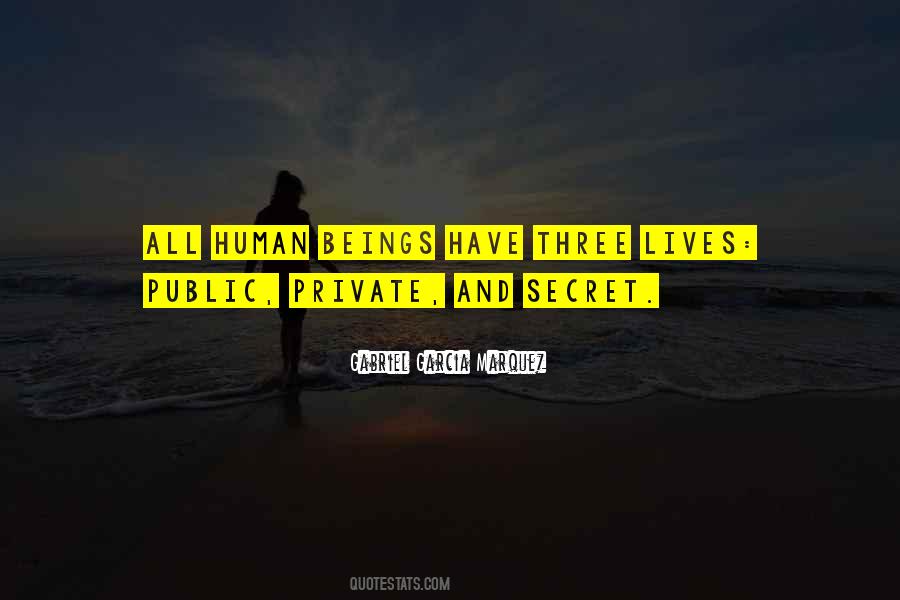 Quotes About Public And Private Life #941684