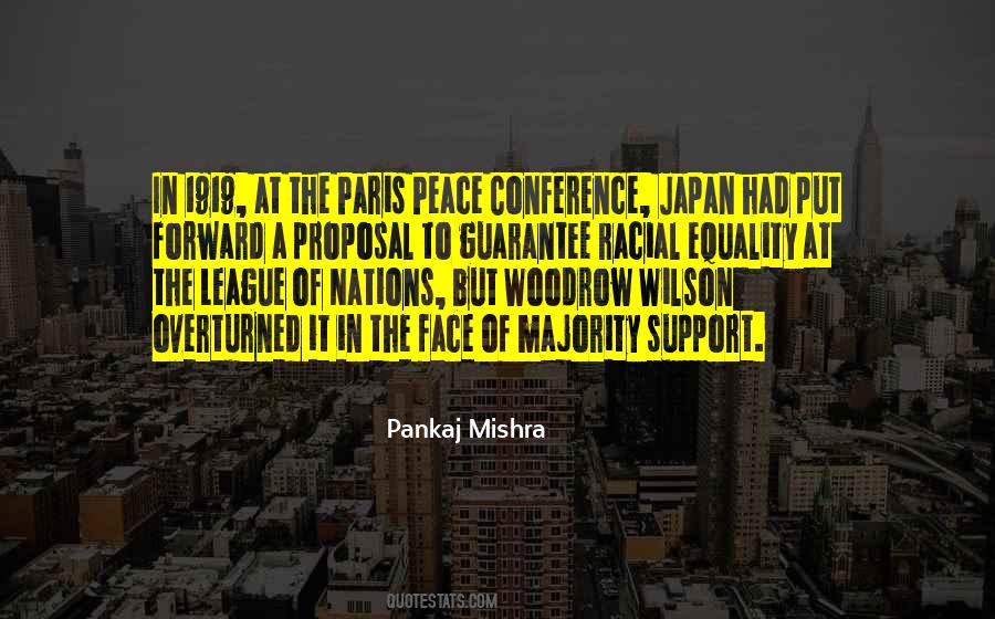 Quotes About Paris Peace Conference #1407276