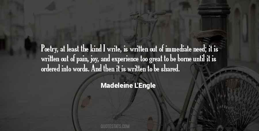 Quotes About The Pain Of Writing #1485402