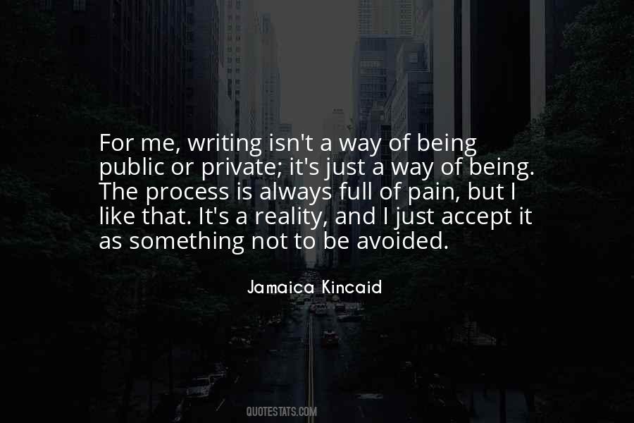 Quotes About The Pain Of Writing #448758