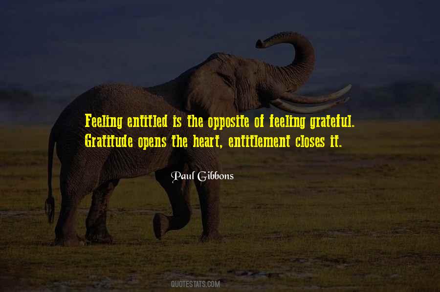 Quotes About Feeling Entitled #212193