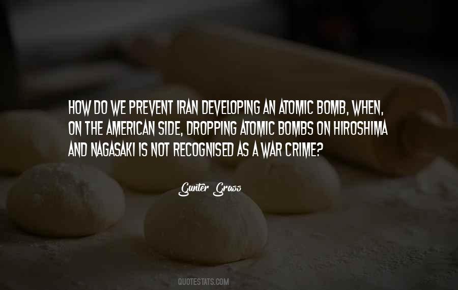 Quotes About Dropping Bombs #828530