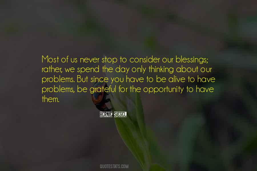 Quotes About Blessings #1665586