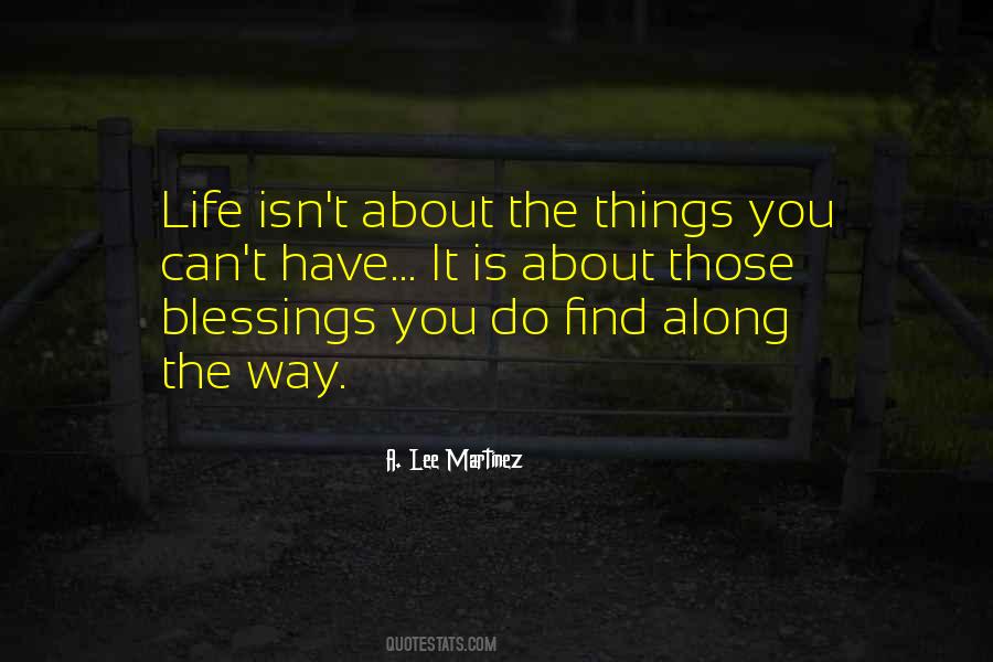 Quotes About Blessings #1673232