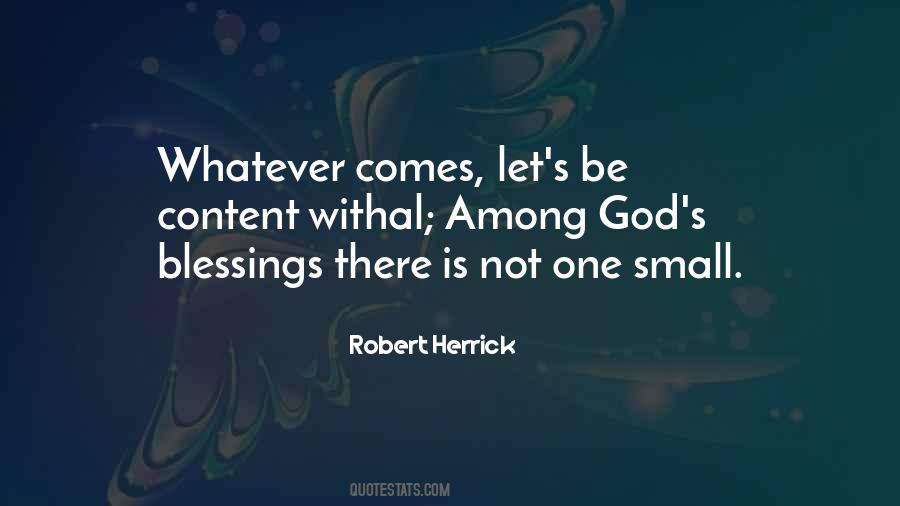 Quotes About Blessings #1689541