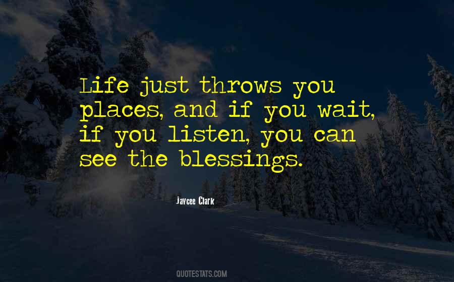 Quotes About Blessings #1726124