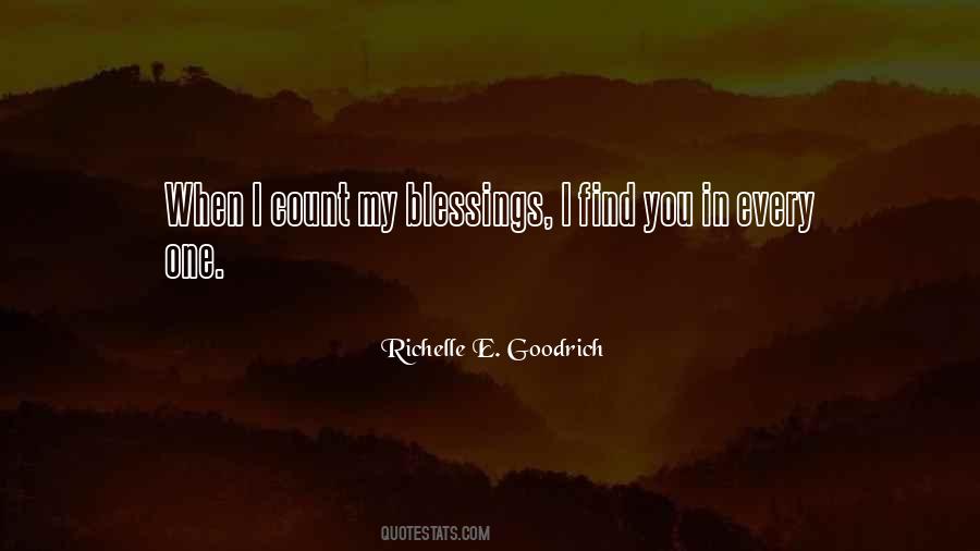 Quotes About Blessings #1847377