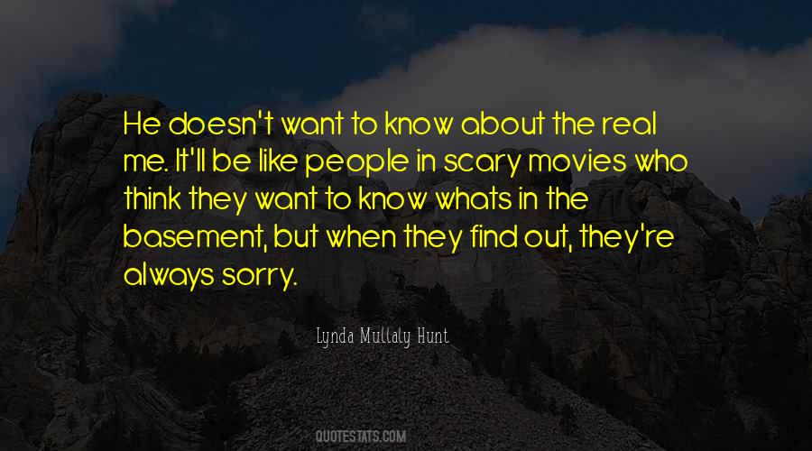 Quotes About Scary Movies #329778