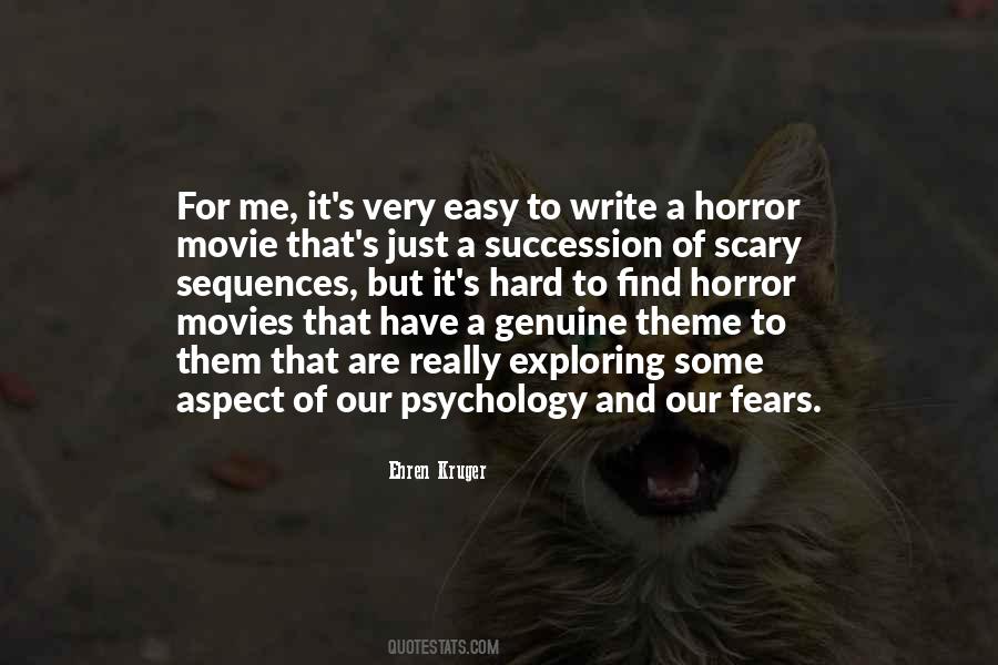 Quotes About Scary Movies #550639