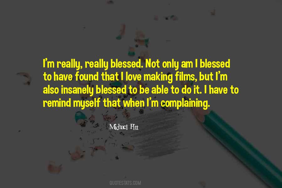 Love Blessed Quotes #170763