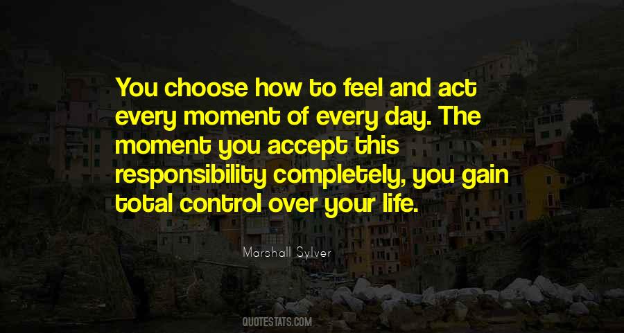 Quotes About Control And Life #31326