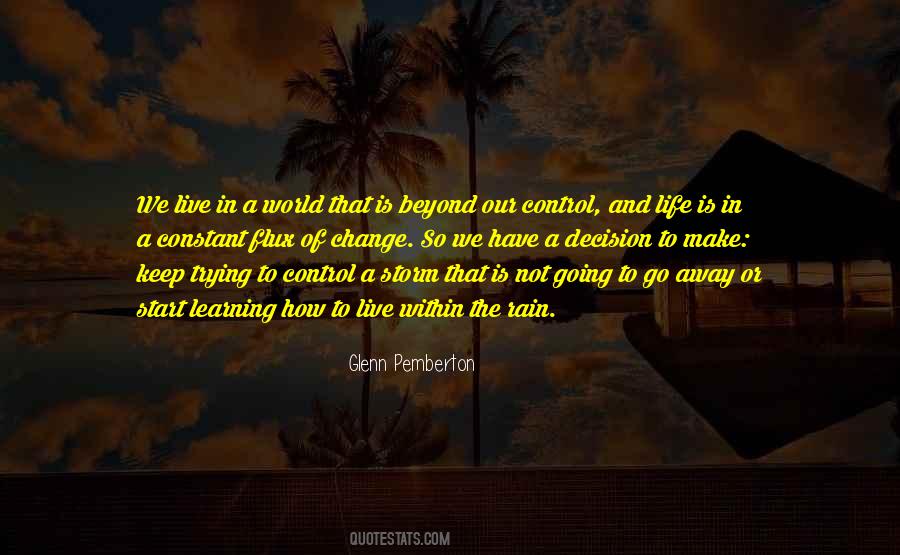 Quotes About Control And Life #825768