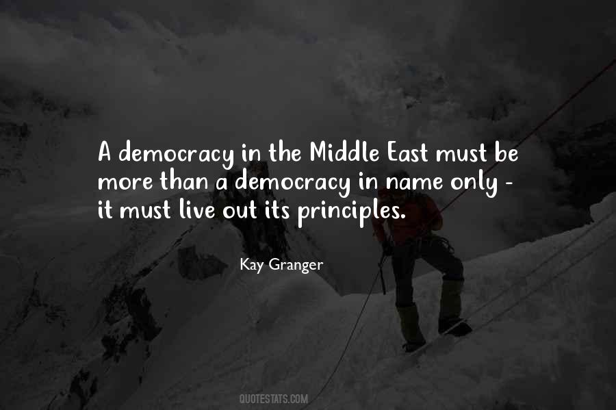Quotes About Democracy In The Middle East #1291806