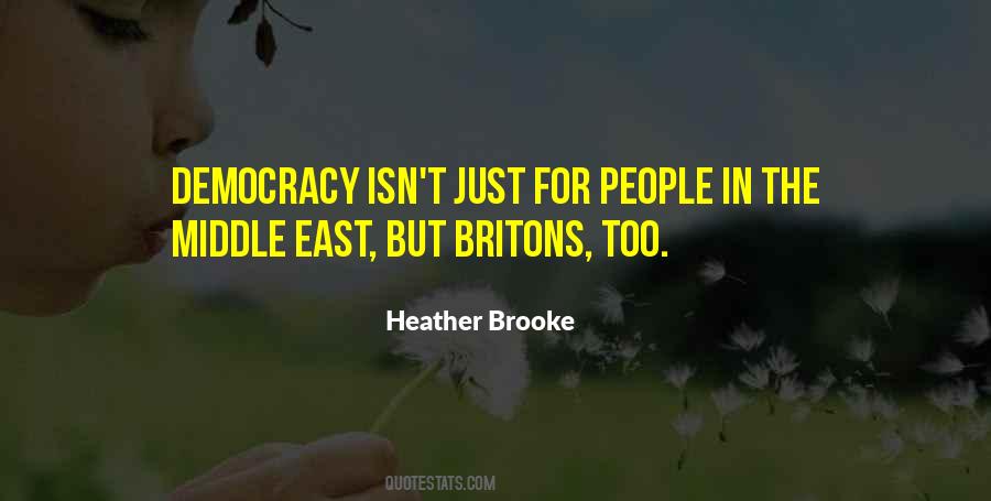 Quotes About Democracy In The Middle East #131329