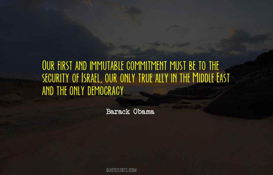 Quotes About Democracy In The Middle East #1796047