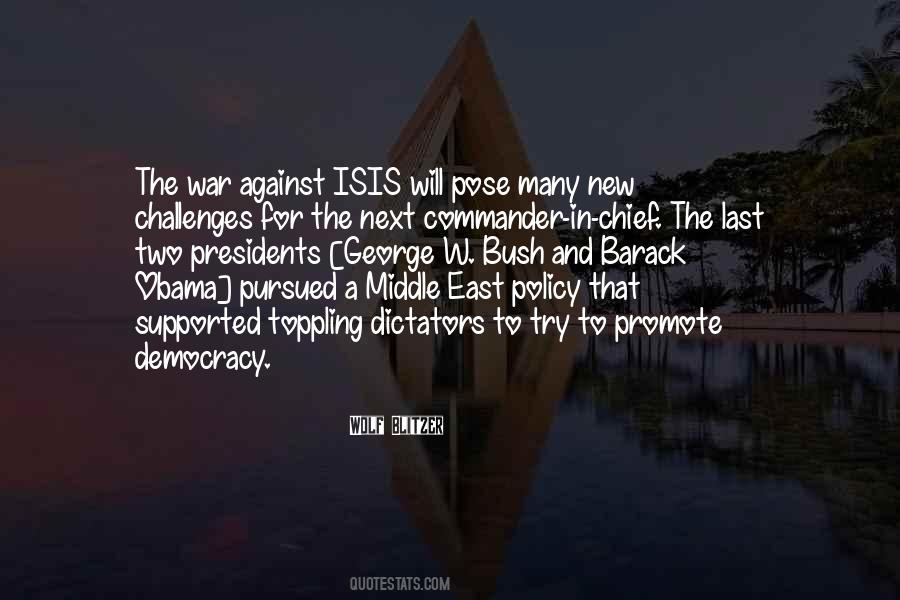 Quotes About Democracy In The Middle East #1809064