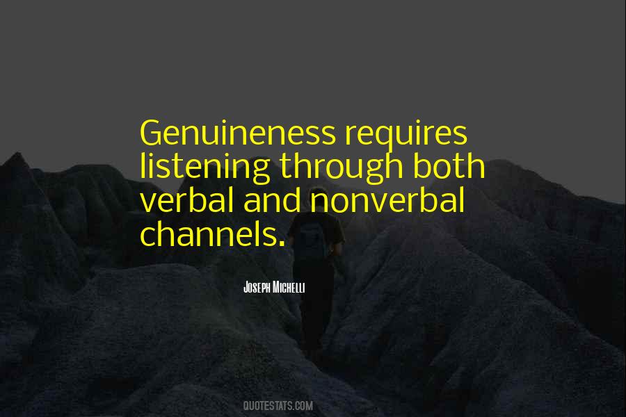 Quotes About Genuineness #843599