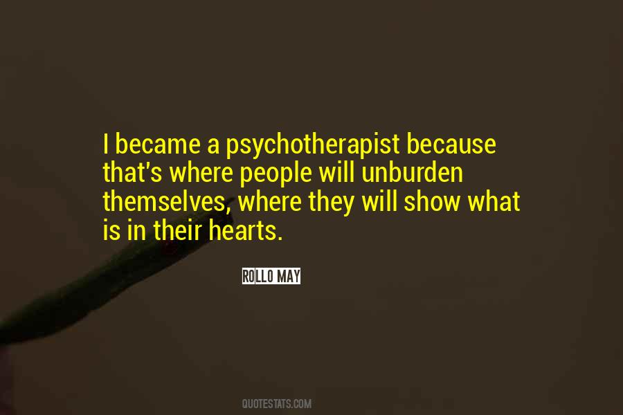 Quotes About Psychotherapist #1002611