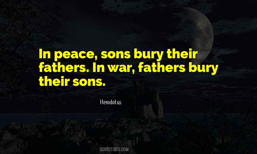 Quotes About Sons Going To War #429310