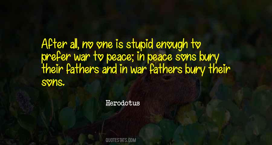 Quotes About Sons Going To War #611450