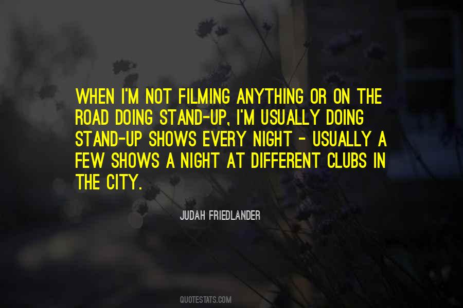 Quotes About Night In The City #1066841