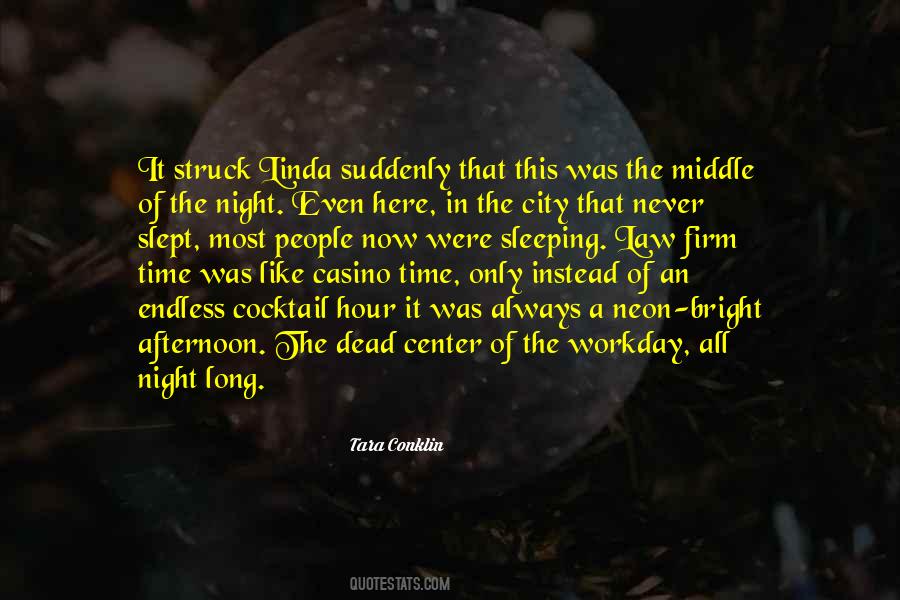 Quotes About Night In The City #1505563