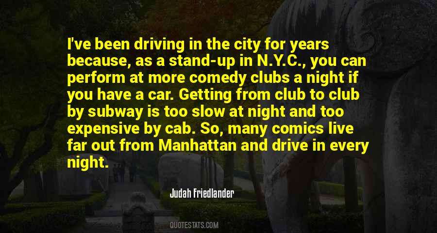 Quotes About Night In The City #1616295